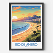 Rio De Janeiro Souvenir Poster Print