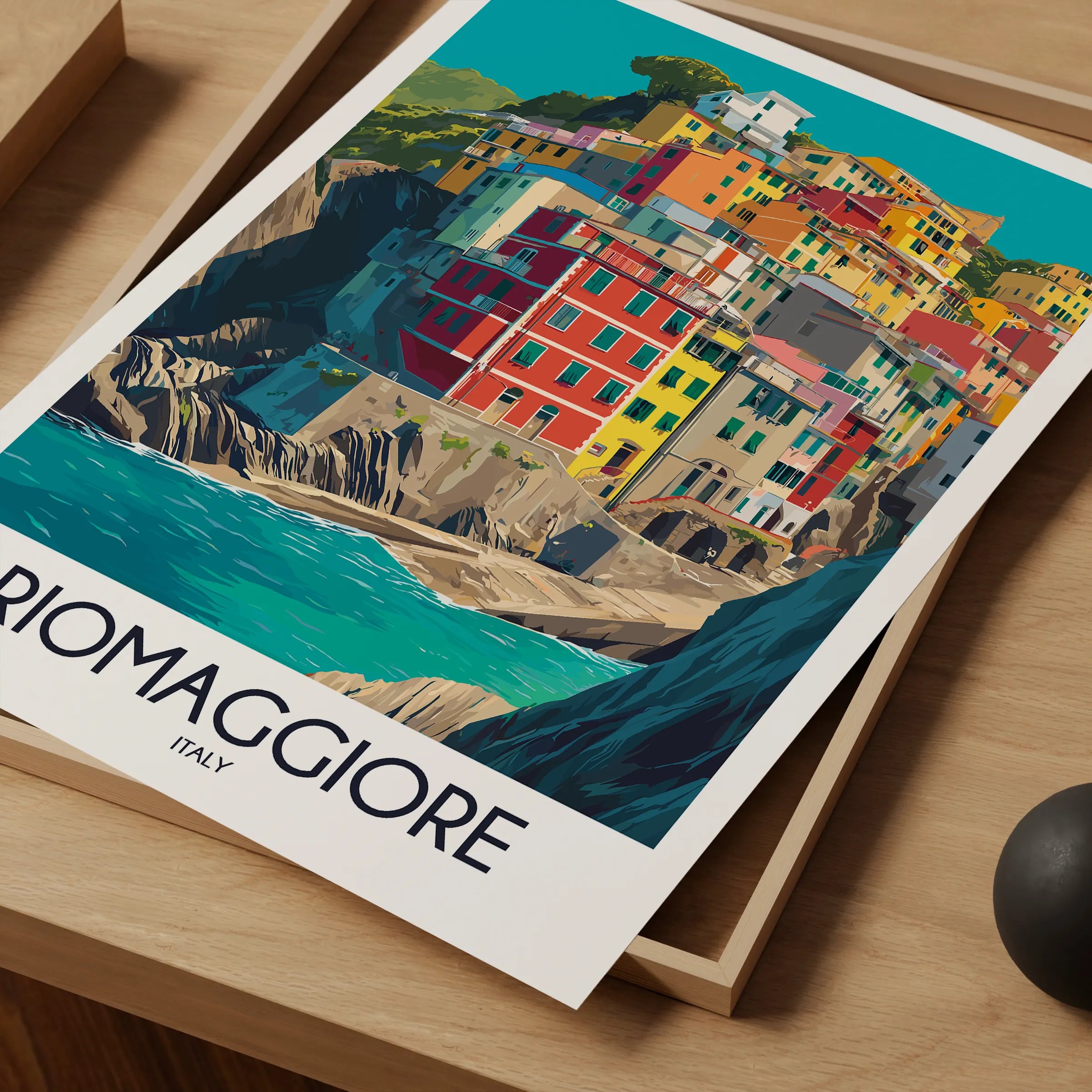 Riomaggiore Minimalist Wall Art