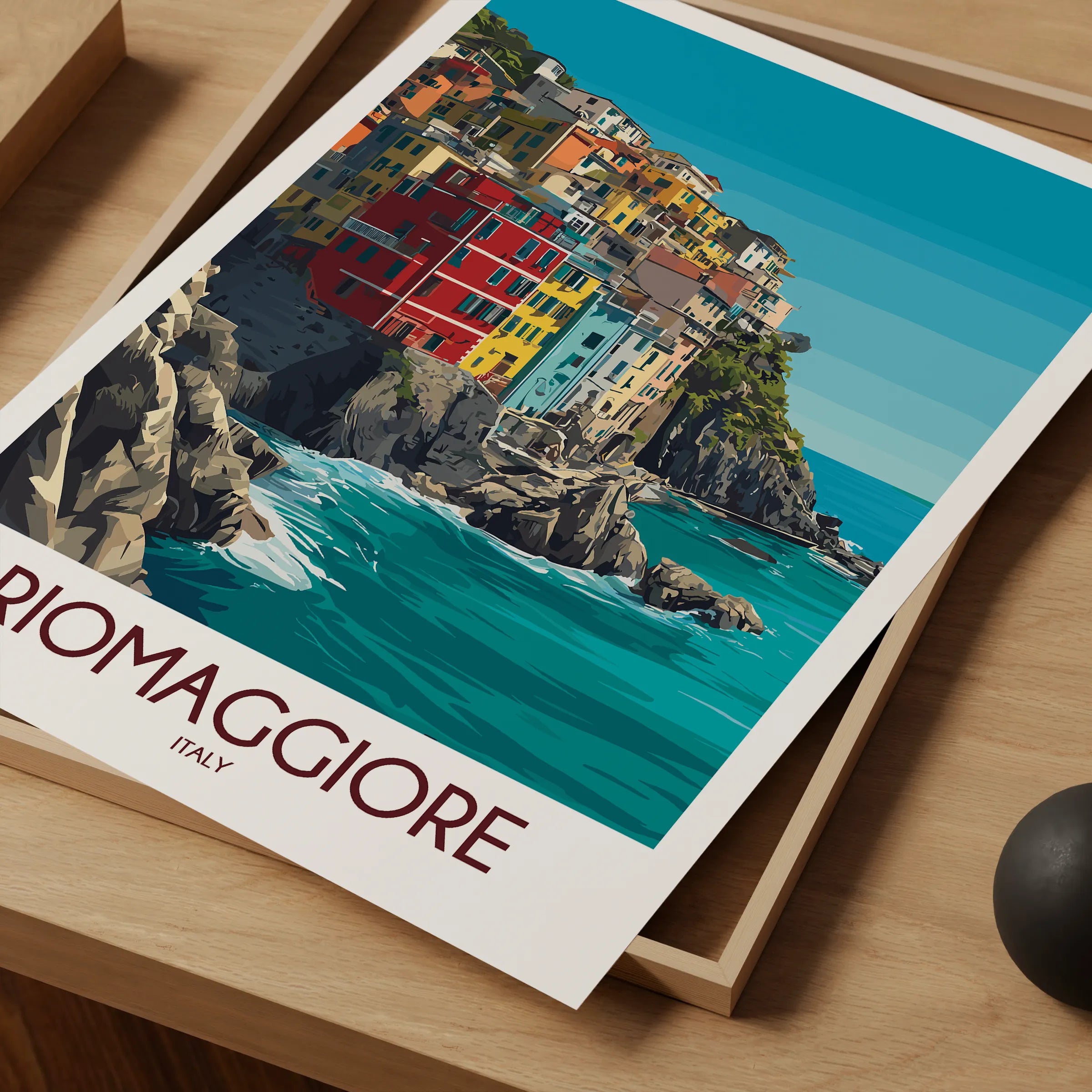 Riomaggiore Modern Travel Poster