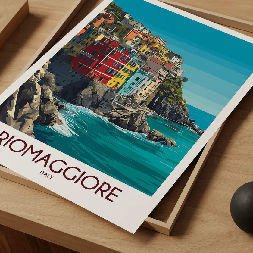 Riomaggiore Modern Travel Poster