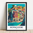 Riomaggiore Modern Travel Poster