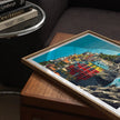 Riomaggiore Retro Travel Illustration