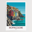 Riomaggiore Scenic Landscape Art