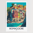 Riomaggiore Scenic Landscape Art