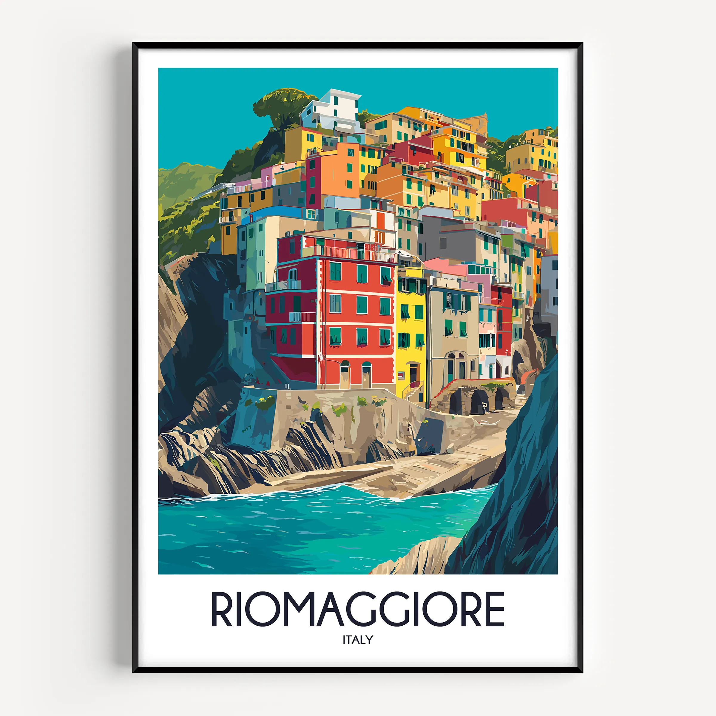 Riomaggiore Souvenir Poster Print