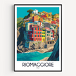Riomaggiore Souvenir Poster Print