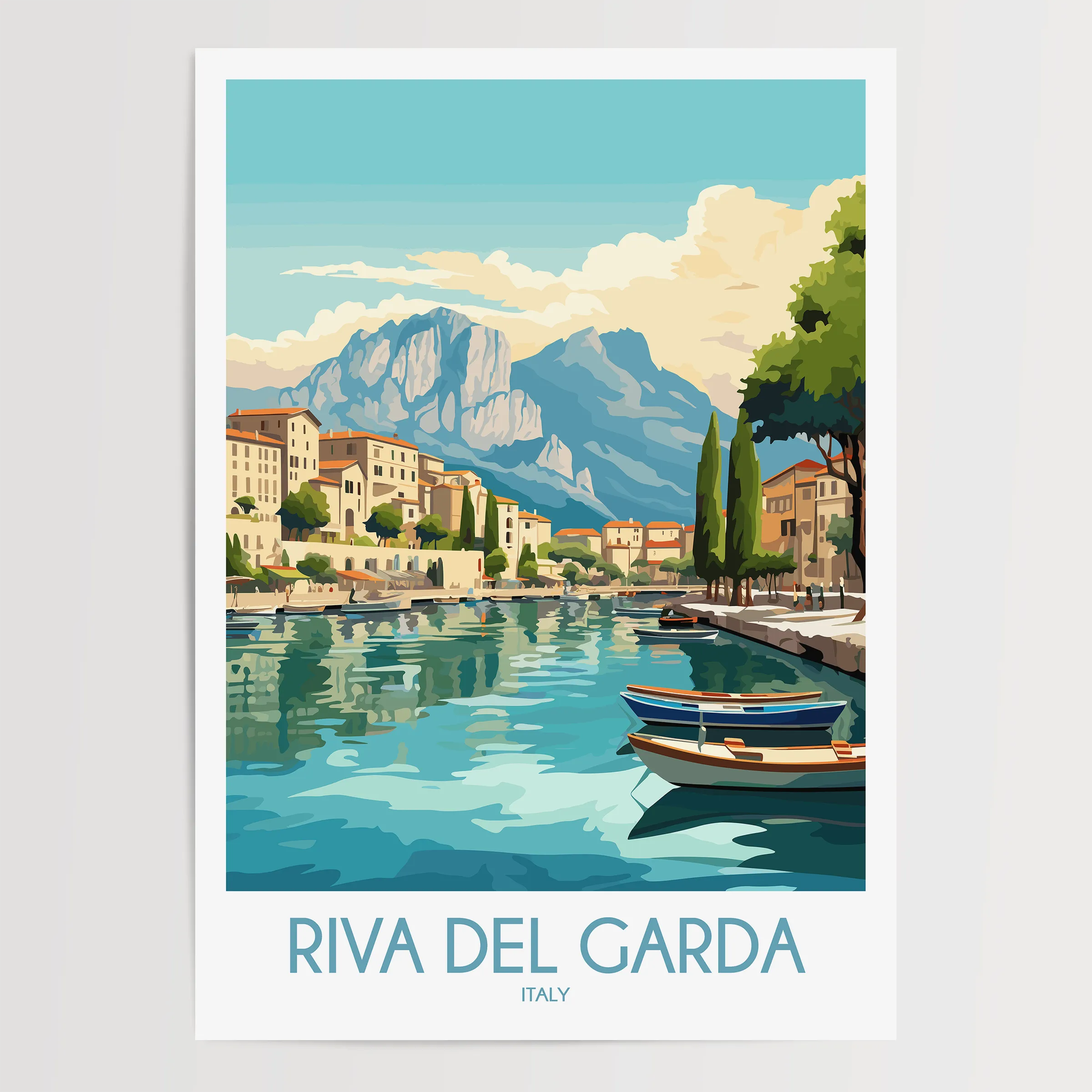 Riva Del Garda Destination Art Gift