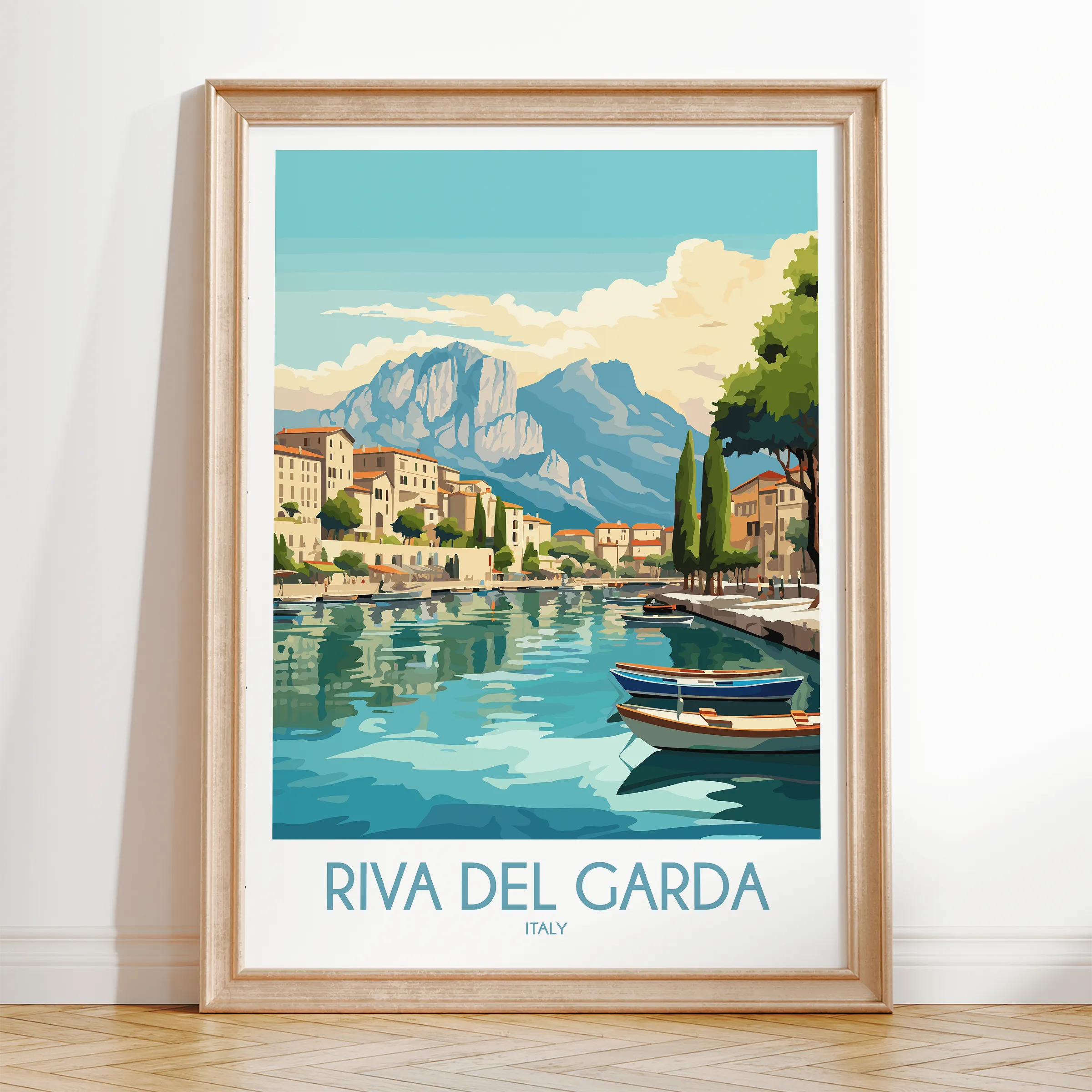 Riva Del Garda Minimalist Wall Art