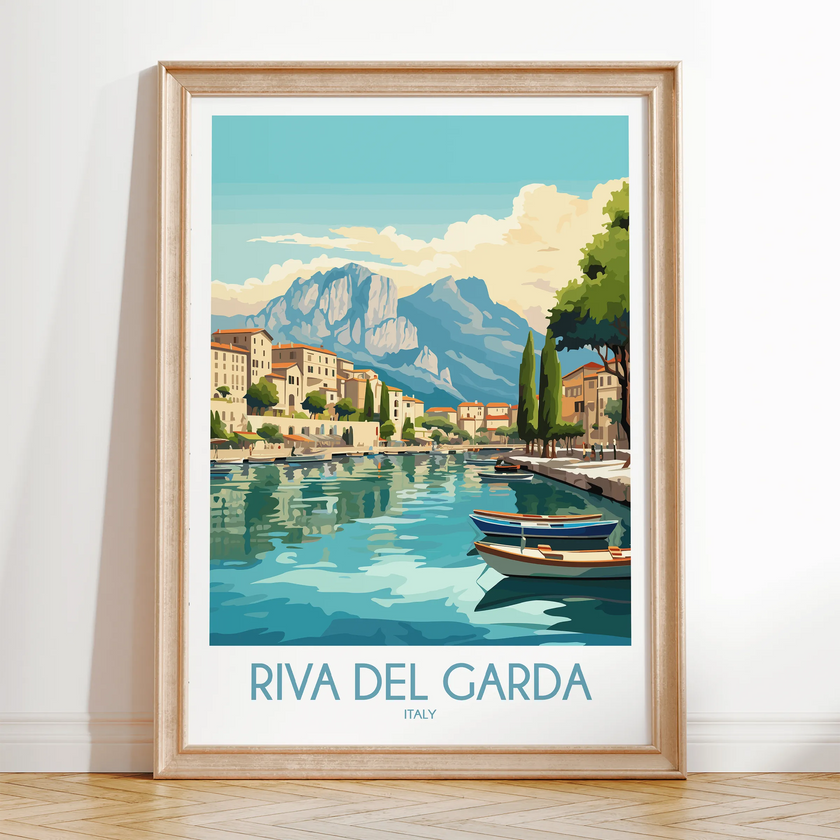 Riva Del Garda Minimalist Wall Art