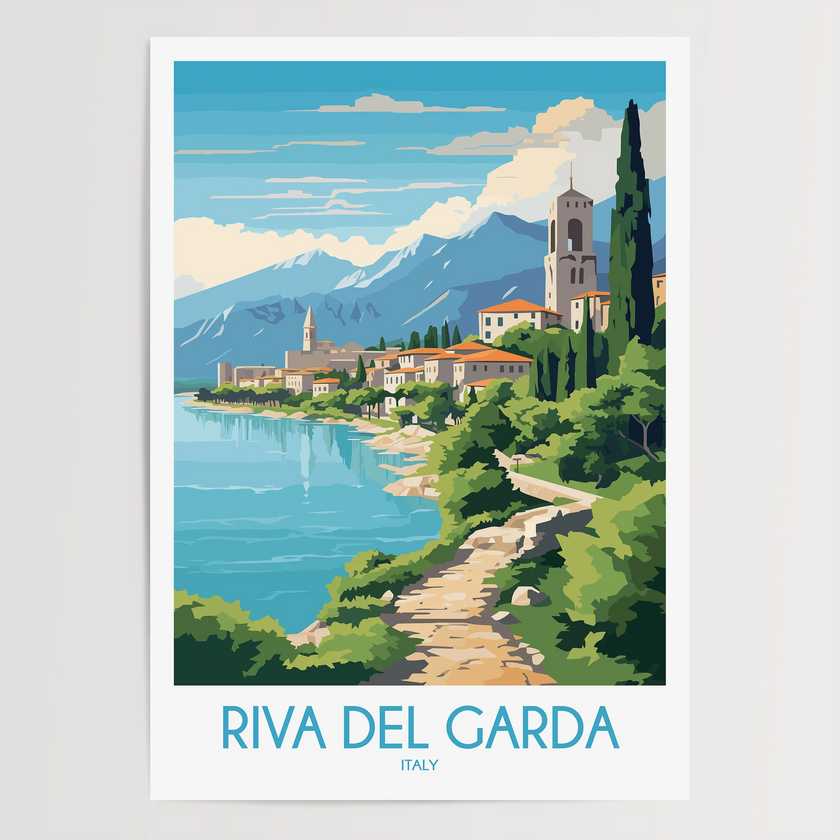 Riva Del Garda Minimalist Wall Art