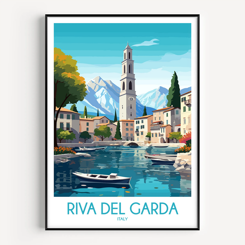 Riva Del Garda Minimalist Wall Art