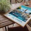 Riva Del Garda Scenic Landscape Art
