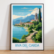 Riva Del Garda Scenic Landscape Art
