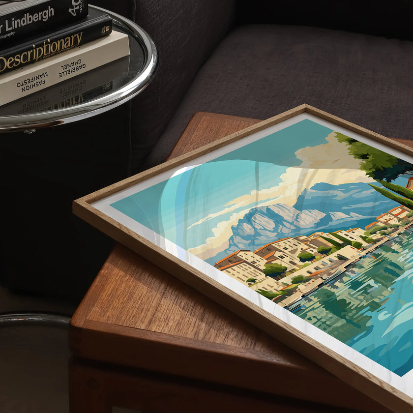 Riva Del Garda Souvenir Poster Print