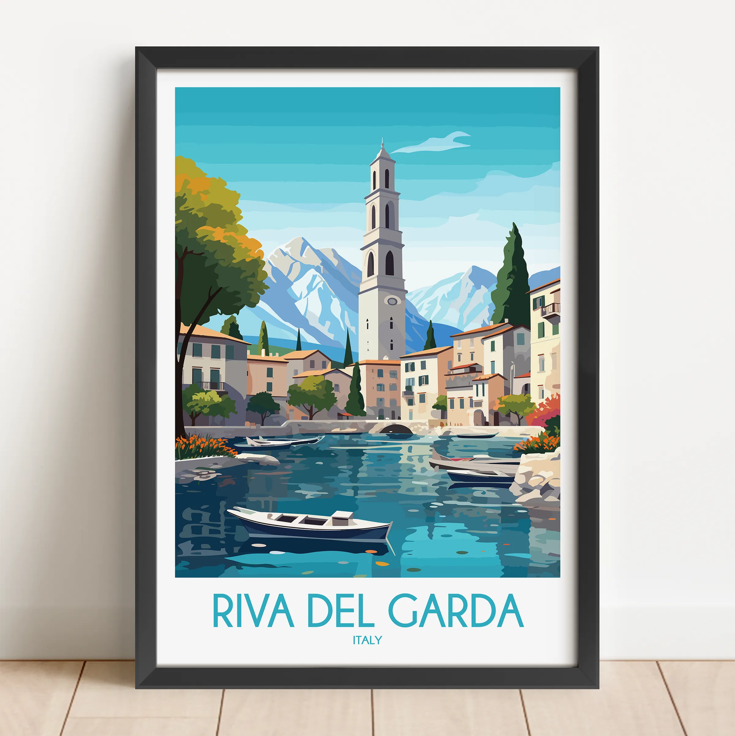 Riva Del Garda Souvenir Poster Print