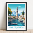 Riva Del Garda Souvenir Poster Print