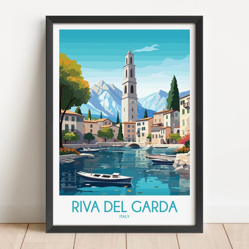 Riva Del Garda Souvenir Poster Print
