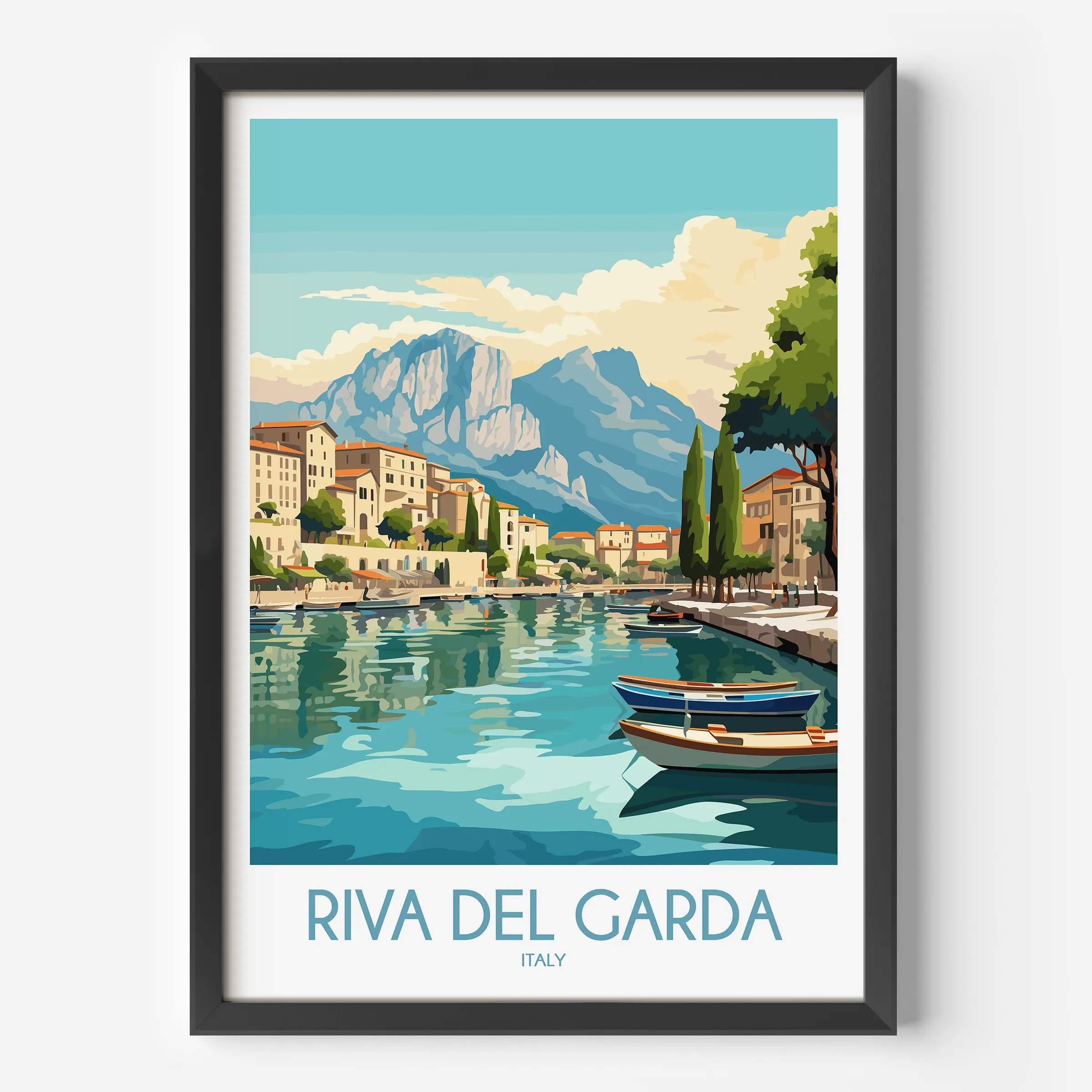 Riva Del Garda Souvenir Poster Print