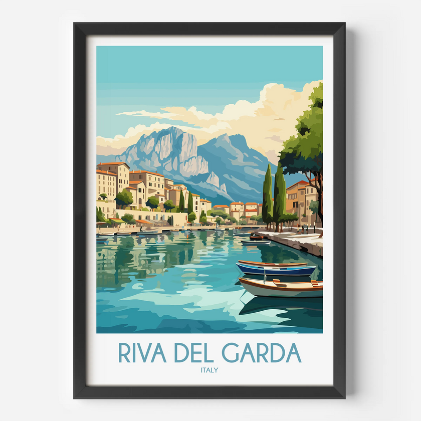 Riva Del Garda Souvenir Poster Print