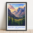 Rocky Mountain Destination Art Gift