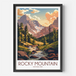Rocky Mountain Destination Art Gift