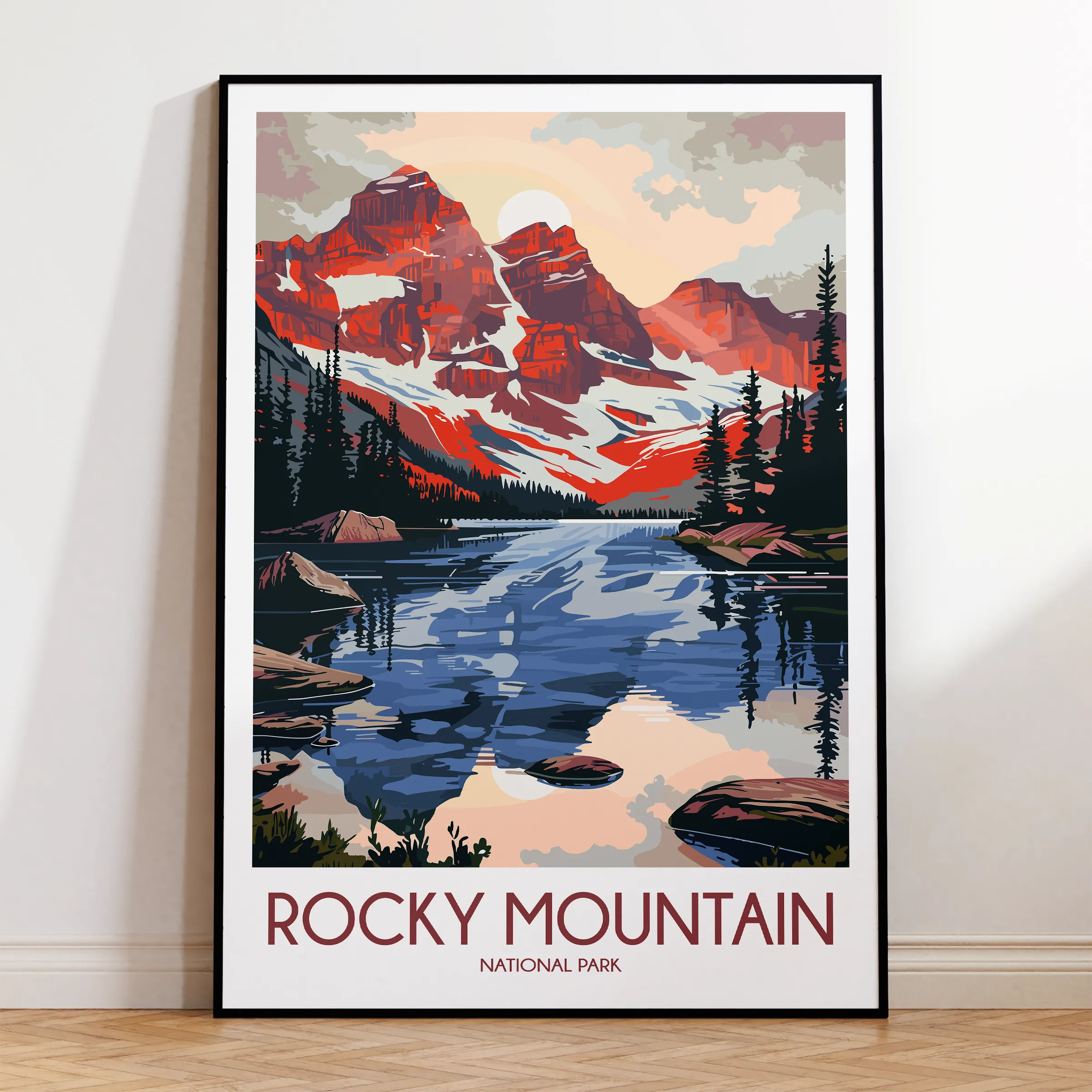 Rocky Mountain Destination Art Gift
