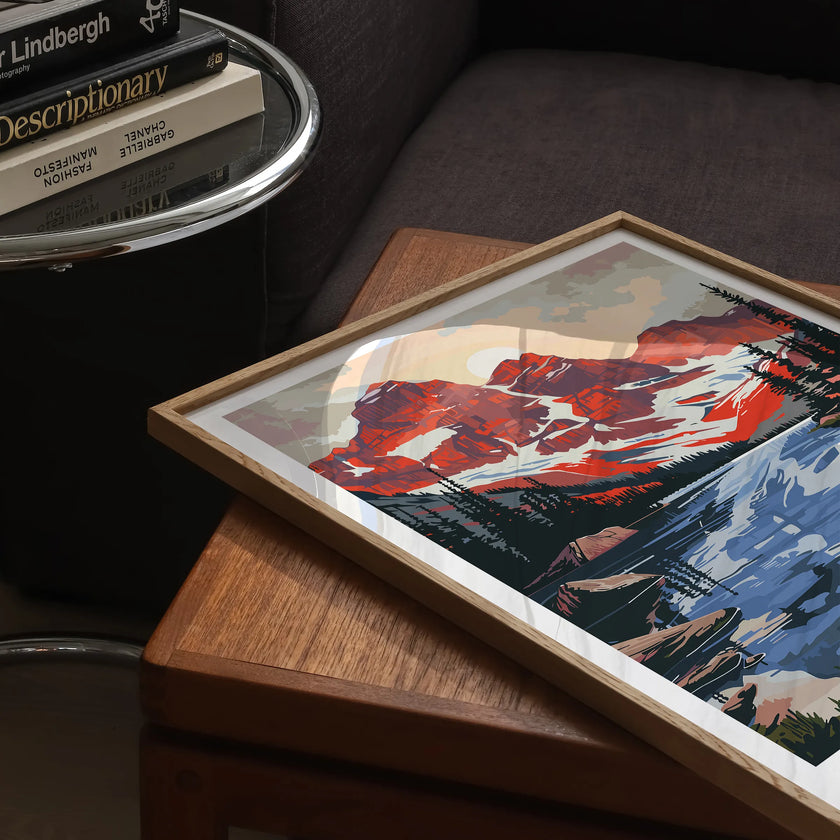 Rocky Mountain Minimalist Wall Art
