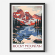 Rocky Mountain Minimalist Wall Art