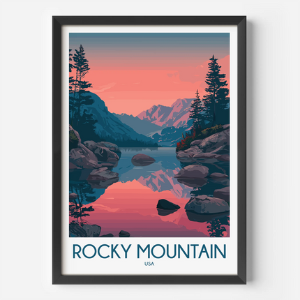 Rocky Mountain National Park Home Office Decor
