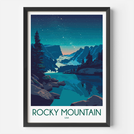 Rocky Mountain National Park Home Office Decor