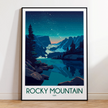 Rocky Mountain National Park Souvenir Poster Print