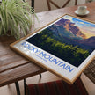 Rocky Mountain Scenic Landscape Art