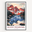 Rocky Mountain Souvenir Poster Print