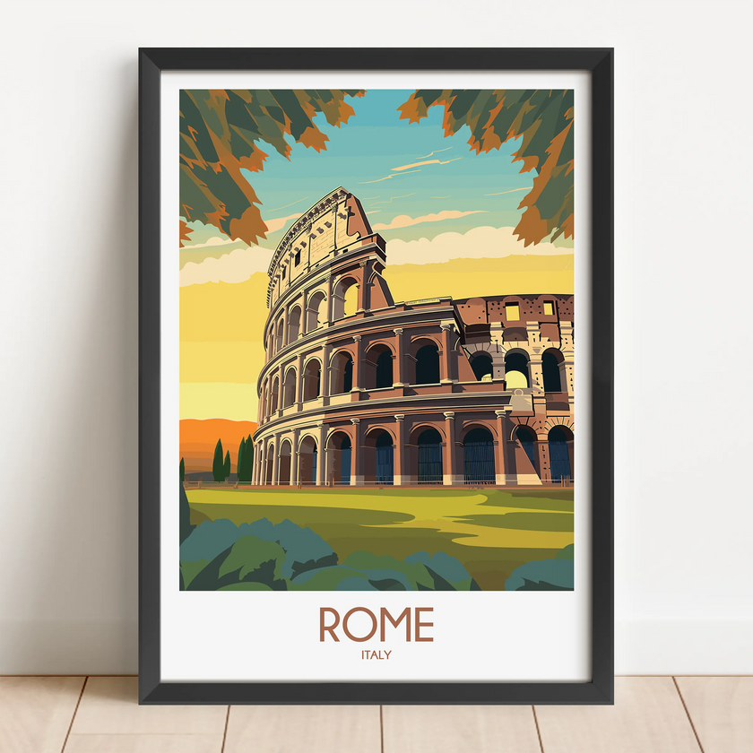 Rome Destination Art Gift