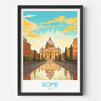 Rome Destination Art Gift
