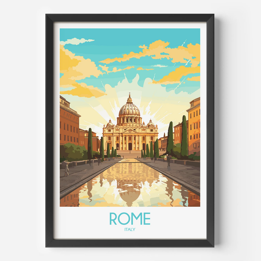 Rome Destination Art Gift