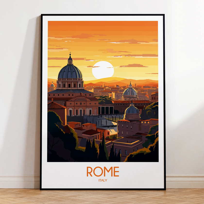 Rome Destination Art Gift