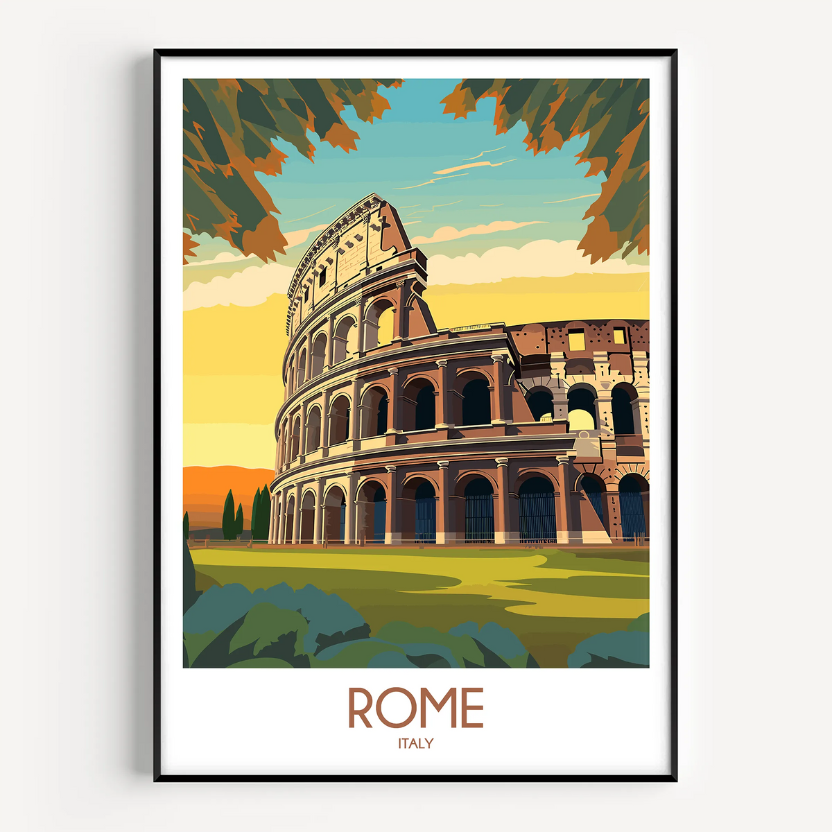 Rome Destination Art Gift