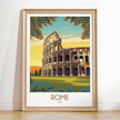 Rome Retro Travel Illustration