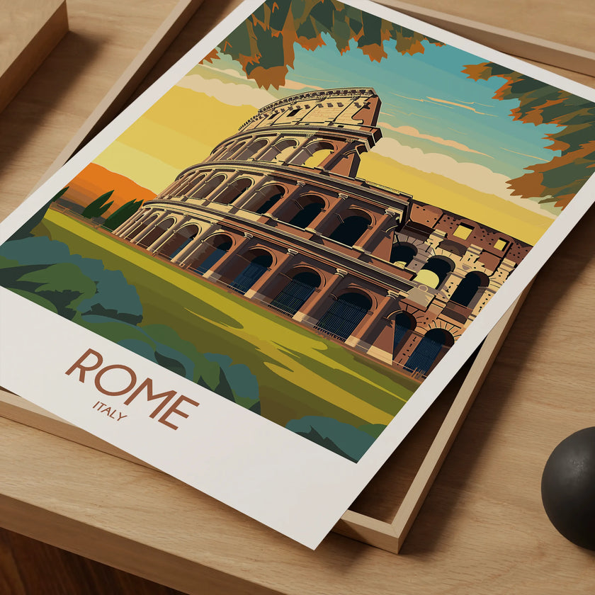 Rome Scenic Landscape Art