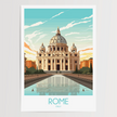 Rome Scenic Landscape Art