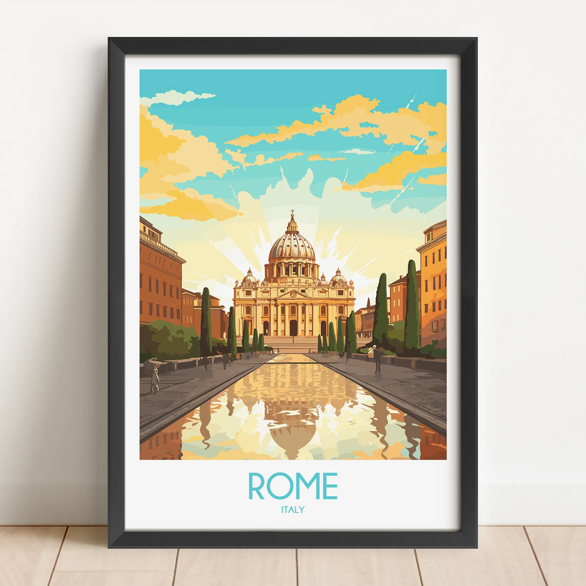 Rome Scenic Landscape Art