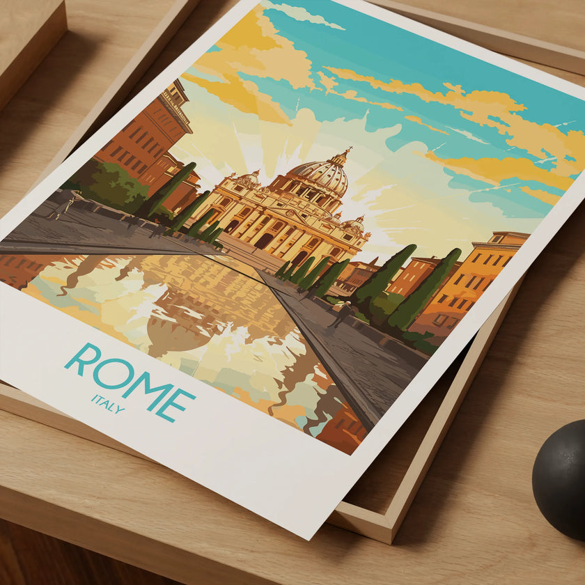 Rome Souvenir Poster Print