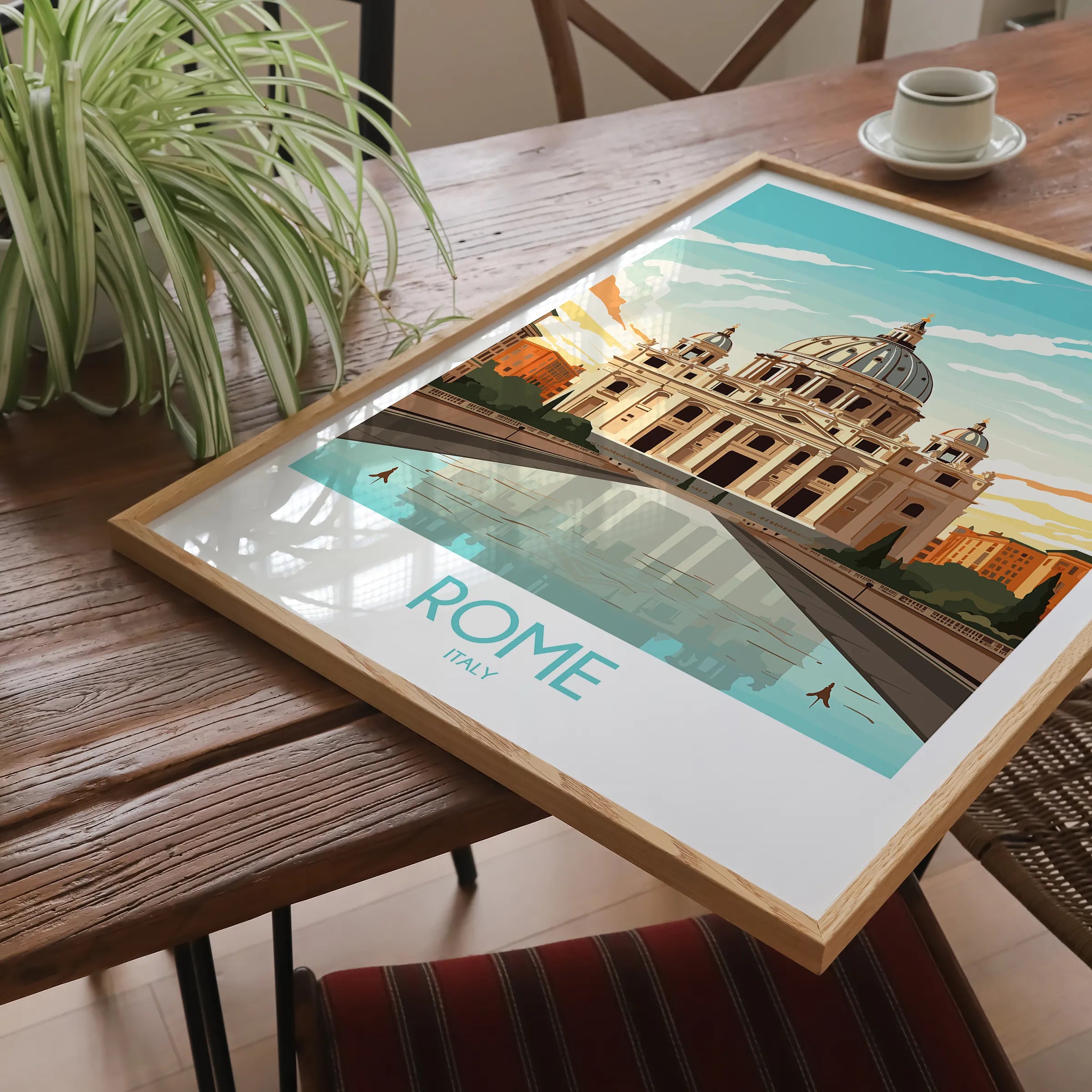 Rome Vintage Style Print