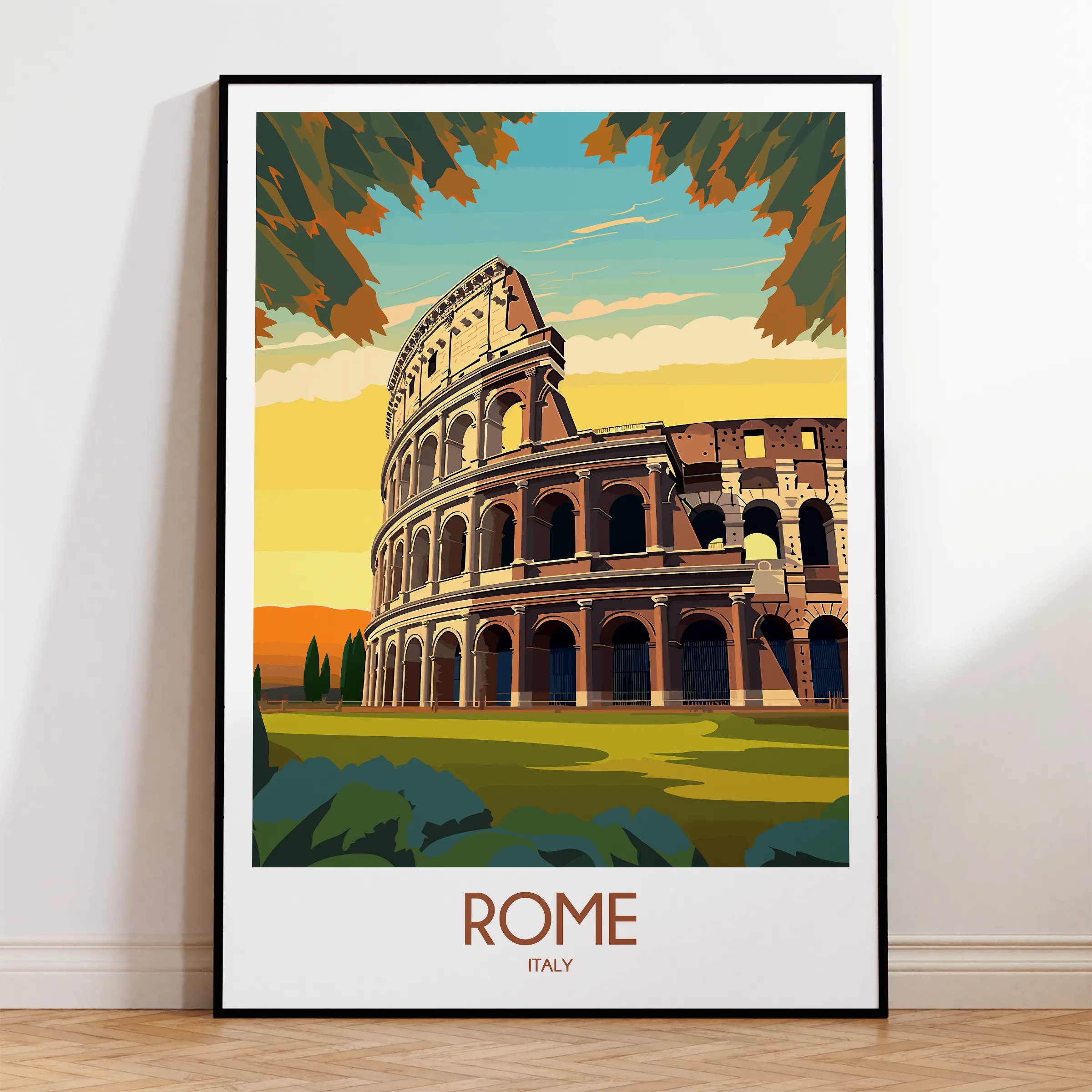Rome Vintage Style Print