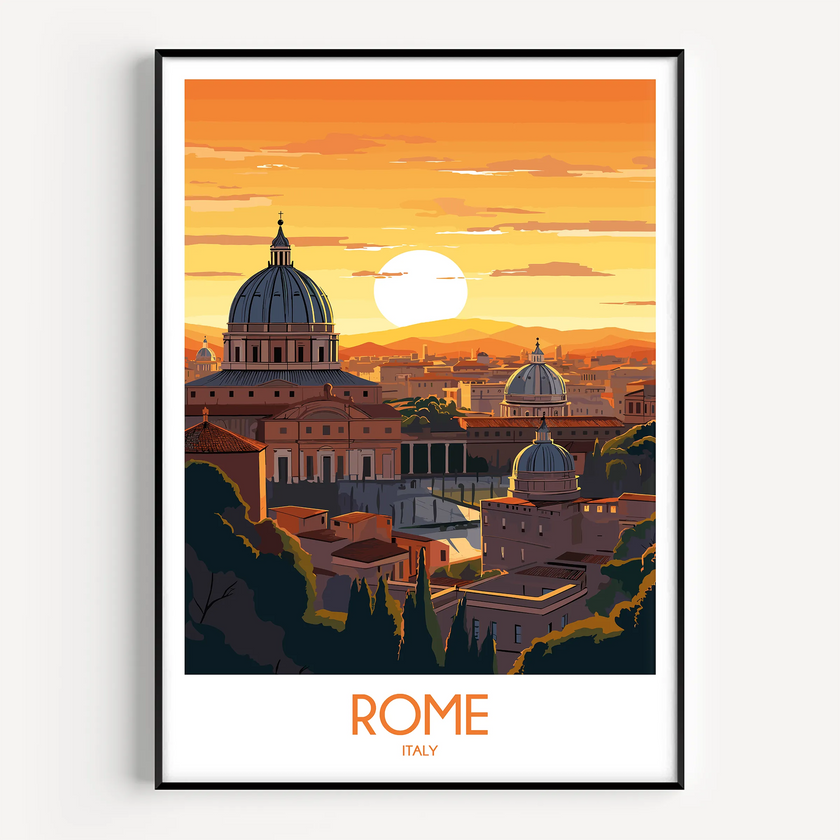 Rome Vintage Style Print