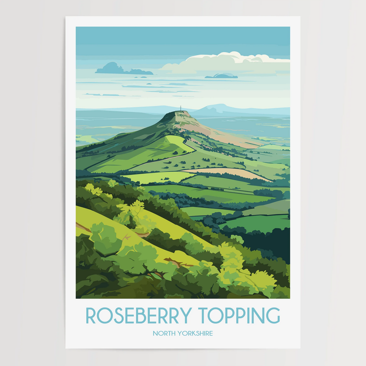 Roseberry Topping Home Office Decor