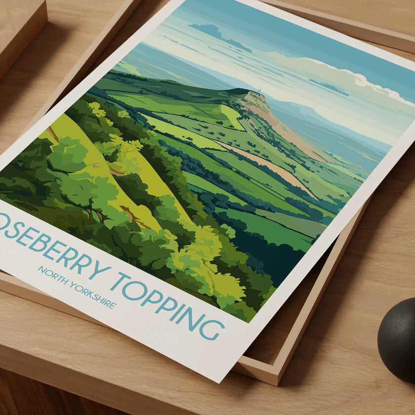 Roseberry Topping Travel Memory Gift
