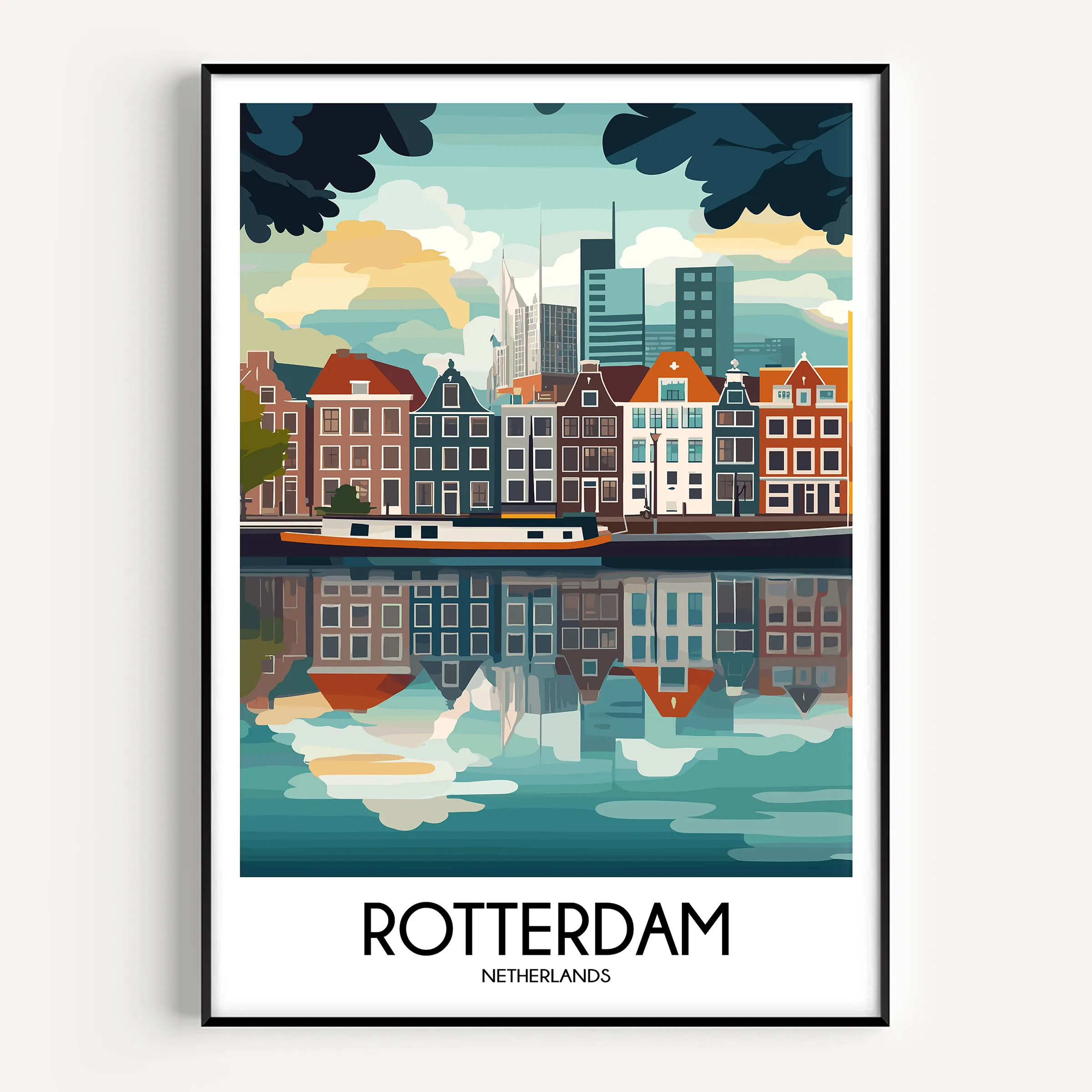 Rotterdam Souvenir Poster Print