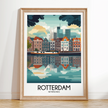 Rotterdam Vintage Style Print
